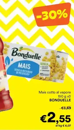 Unes Mais cotto al vapore BONDUELLE offerta