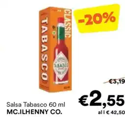 Unes Salsa Tabasco MC.ILHENNY CO. offerta