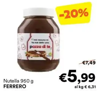 Unes Nutella FERRERO offerta