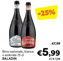 Unes Birra nazionale, bianca o ambrata BALADIN offerta