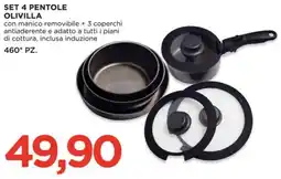 Alì Supermercati Set 4 pentole olivilla offerta