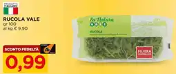 Alì Supermercati Rucola VALE offerta