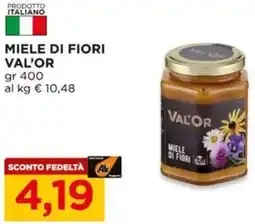 Alì Supermercati Miele di fiori VAL'OR offerta