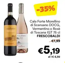 Unes Cala Forte Morellino di Scansano DOCG, Vermentino o Rosè di Toscana IGT FRESCOBALDI offerta