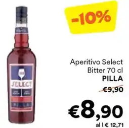 Unes Aperitivo Select Bitter PILLA offerta