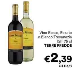 Unes Vino Rosso, Rosato o Bianco Trevenezie IGT TERRE FREDDE offerta