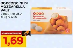 Alì Supermercati Bocconcini di mozzarella VALE offerta