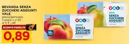 Alì Supermercati Bevanda senza zuccheri aggiunti VALE offerta