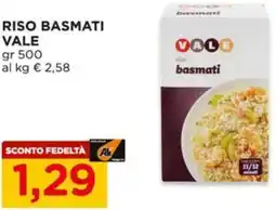 Alì Supermercati Riso basmati VALE offerta