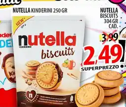 Il Genio Supermercato Nutella biscuits offerta