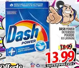 Il Genio Supermercato Dash power detersivo polvere offerta