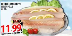 Il Genio Supermercato Filetto di merluzzo senza pelle offerta