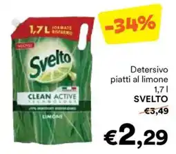 Unes Detersivo piatti al limone offerta