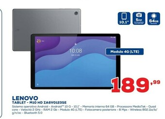 Euronics Tablet android offerta