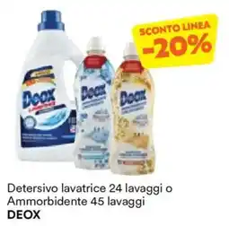 Unes Detersivo lavatrice o Ammorbidente DEOX offerta