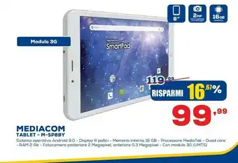Euronics Tablet mediacom offerta