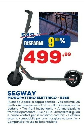 Euronics Monopattino offerta