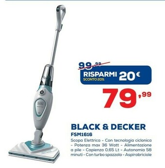 Euronics Scopa elettrica offerta