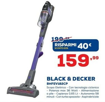 Euronics Scopa elettrica offerta