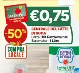 Crai Latte parzialmente scremato offerta