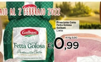 Crai Prosciutto cotto offerta