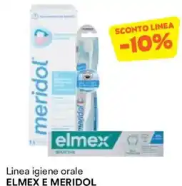 Unes Linea igiene orale ELMEX E MERIDOL offerta