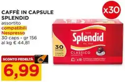 Alì Supermercati Caffè in capsule SPLENDID offerta