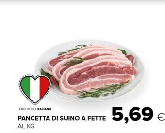 Tigre Pancetta di suino a fette offerta