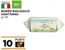 Alì Supermercati Burro biologico SANT'ANNA offerta