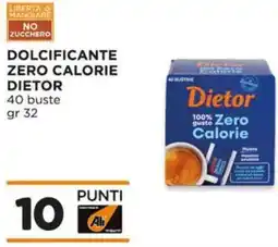 Alì Supermercati Dolcificante zero calorie DIETOR offerta