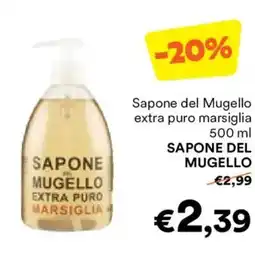 Unes Sapone del Mugello extra puro marsiglia SAPONE DEL MUGELLO offerta