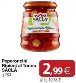 Docks Cash&Carry Peperoncini Ripieni al Tonno SACLÀ offerta