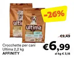 Unes Crocchette per cani Ultima AFFINITY offerta
