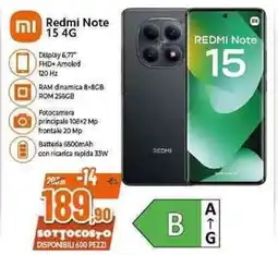 Expert Redmi Note 15 4G offerta