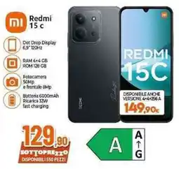 Expert Redmi 15 c offerta