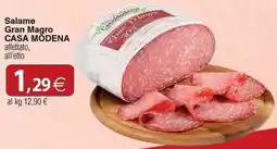 Docks Cash&Carry Salame Gran Magro CASA MODENA offerta