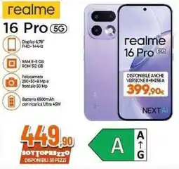 Expert realme 16 Pro 5G offerta