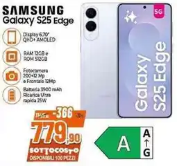 Expert SAMSUNG Galaxy S25 Edge offerta