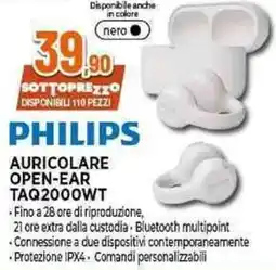Expert Philips auricolare open-ear TAQ2000WT offerta