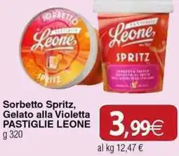 Docks Cash&Carry Sorbetto Spritz, Gelato alla Violetta PASTIGLIE LEONE offerta