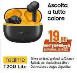 Expert realme T200 Lite offerta