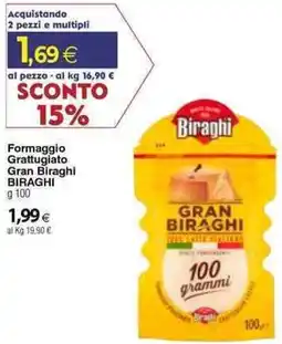 Docks Cash&Carry Formaggio Grattugiato Gran Biraghi BIRAGHI offerta