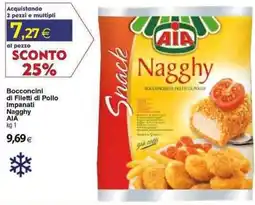 Docks Cash&Carry Bocconcini di Filetti di Pollo Impanati Nagghy AIA offerta