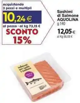 Docks Cash&Carry Sashimi di Salmone AQUOLINA offerta