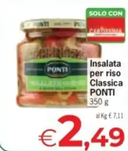 Despar Insalata per riso Classica PONTI offerta