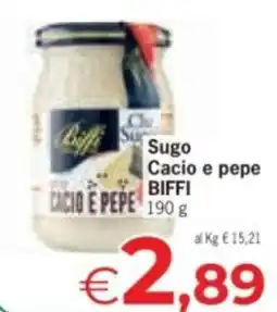 Despar Sugo Cacio e pepe BIFFI offerta