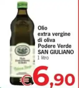 Despar Olio extra vergine di oliva Podere Verde SAN GIULIANO offerta