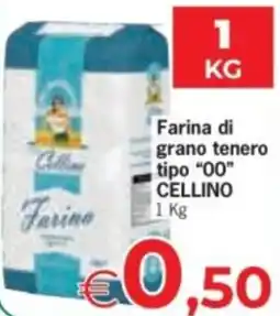 Despar Farina di grano tenero tipo "00" CELLINO offerta