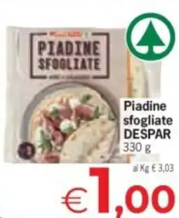 Despar Piadine sfogliate DESPAR offerta