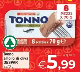 Despar Tonno all'olio di oliva DESPAR offerta